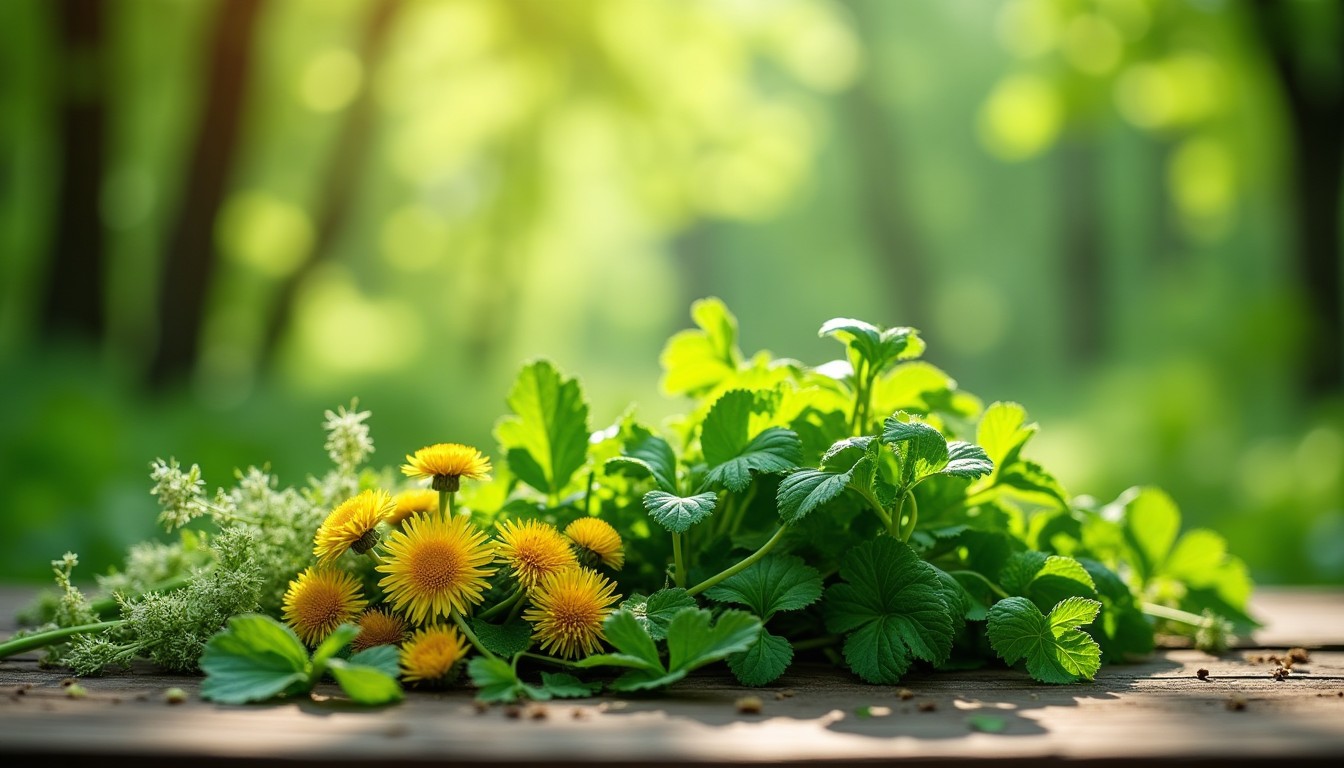 Plantes sauvages comestibles et santé naturelle